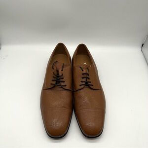 Bally Branton Cap Toe Pebble Grain Shoes Men’s Size 10